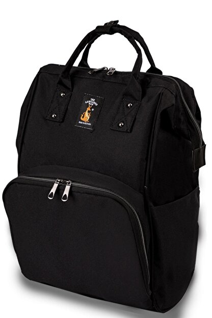 the kangaroo bag queen mom anne bebek bakim sirt cantasi siyah fiyati yorumlari trendyol