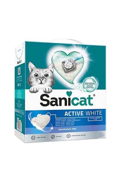sanicat active white oxygen control ultra topaklanan oksijen kontrol kedi kumu 10lt fiyati yorumlari trendyol