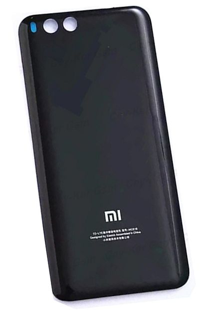 xiaomi mi 6 arka kapak batarya pil kapagi cam siyah