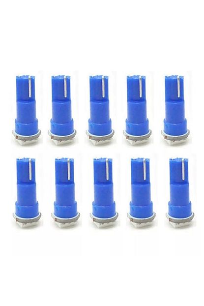 gurlerotoaksesuar t5 led ampul gosterge lambasi mini dipsiz mavi renk 12v 10 adet fiyati yorumlari trendyol