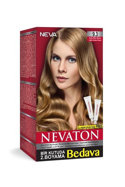 nevaton sac boyasi seti 9 3 altin sarisi 8698636614818 fiyati yorumlari trendyol