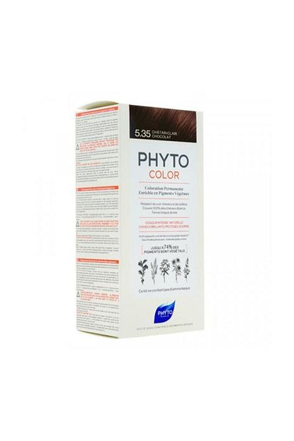 phyto color 5 35 acik kestane dore akaju bitkisel sac boyasi fiyati yorumlari trendyol