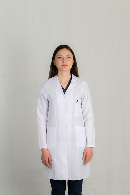 ehil klasik yaka uzun boy dar kesim doktor ogretmen onlugu fiyati yorumlari trendyol
