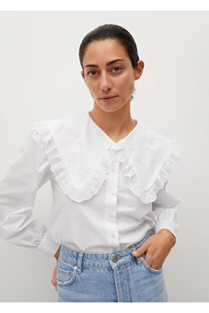 Mango Woman Bebe Yakali Gomlek Fiyati Yorumlari Trendyol