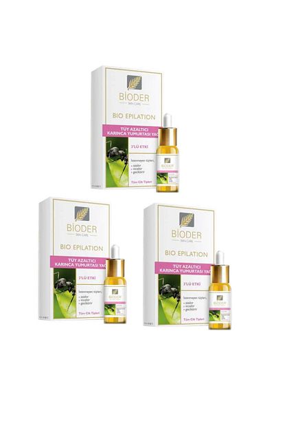 bioder tuy azaltici karinca yumurtasi yagi 30 ml x 3 adet fiyati yorumlari trendyol