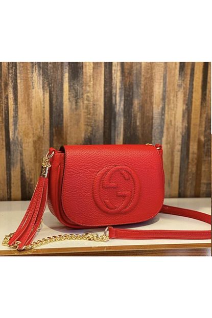 Gucci Kadin Kirmizi Abiye Canta Trendyol