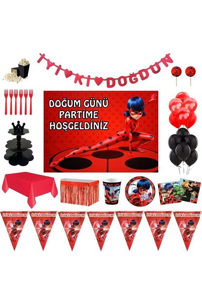 Parti Furyasi Ugur Bocegi Ve Kara Kedi Afisli Luks Dogum Gunu Parti Susleri 24 Kisilik Trendyol