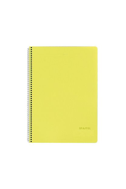 Keskin Color Pastel Note A4 80 Yaprak Plastik Kapak Spiralli Defter 327721 Cizgili Sari Trendyol