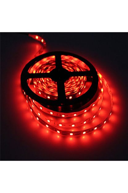 Led 5 Metre Kirmizi Serit Tak Calistir Kullan Dis Mekan 5 Metre 2a Adaptorlu Trendyol