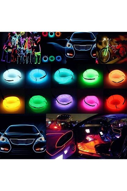 intec arac ici neon led aydinlatma yesil 3 metre fiyati yorumlari trendyol