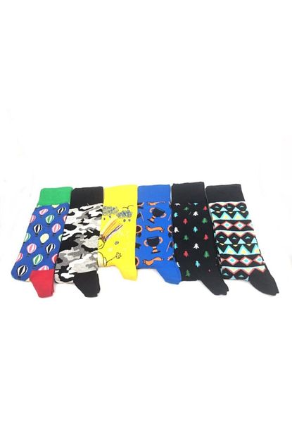 Happy Socks Erkek 24 Lu Happy Soket Corap 42 44 No Karisik Kombin Trendyol