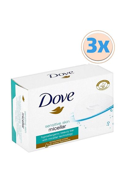 Dove Cream Bar Guzellik Sabunu 100 Gr Micellar X 3 Adet Trendyol