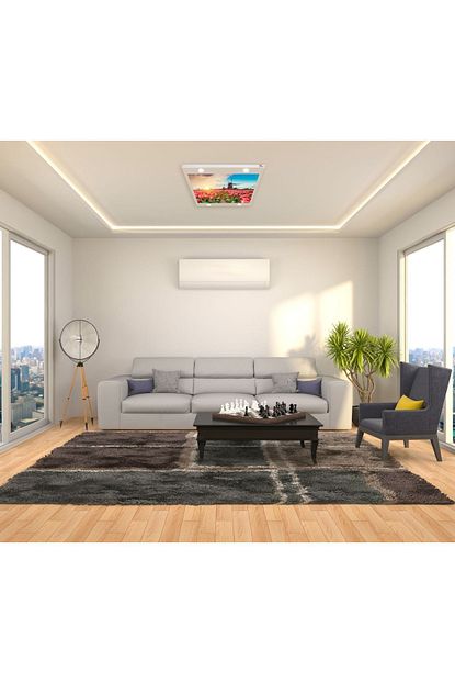 Hayalpenceresi Ruzgar Gulu Ve Lale Gergi Avize 109x80 Cm Trendyol