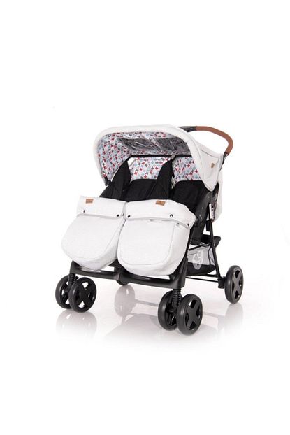 Lorelli Twin Ikiz Bebek Arabasi Grey Black Cross Trendyol