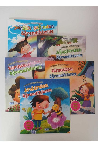 Parilti Cocuklar Icin Egitici Dogadan Ogreniyorum 5 Adet Set Trendyol
