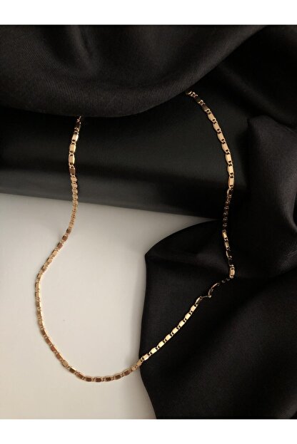 Zena Accessories Pirinc Model Celik Altin Zincir Kolye Trendyol