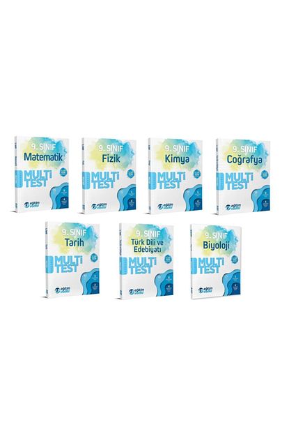 Egitim Vadisi Yayinlari 9 Sinif Tum Dersler Multi Test Seti 7 Kitap Trendyol