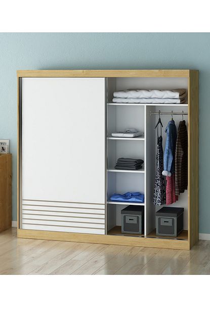 Fly Mobilya Granada Surgu Dolap 200 Cm Trendyol