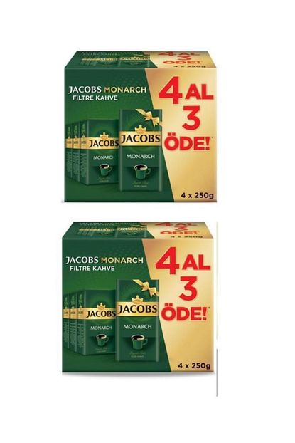 Jacobs Monarch Filtre 250 Gr 4 Al 3 Ode 2 Li Set Trendyol