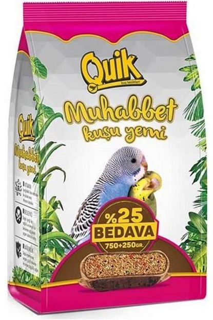 quik muhabbet kusu yemi 1000 gr fiyati yorumlari trendyol