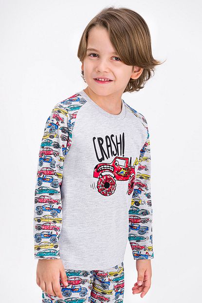 Roly Poly Karamelanj Cars Lisansli Crash Erkek Cocuk Pijama Takimi Trendyol