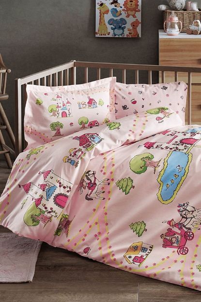 Tac Ranforce Bebek Nevresim Takimi Princess Pembe Trendyol