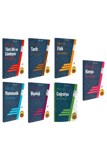 Bilfen Yayinlari Bilfen 9 Sinif Pro Test Tum Dersler Soru Bankasi 7 Kitap 2021 Trendyol
