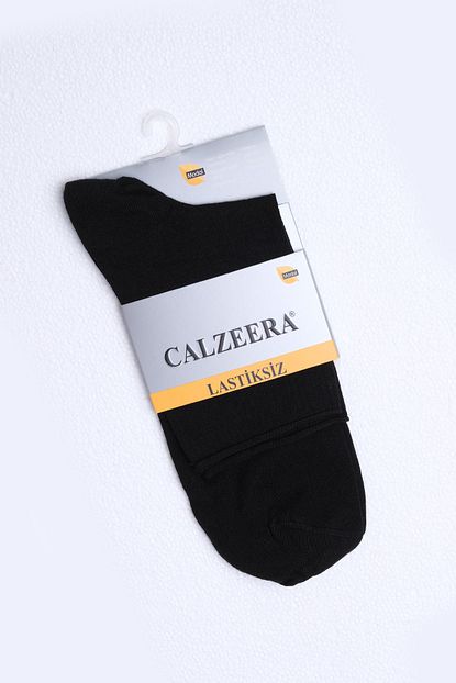Pijama Denizi Calzeera Lastiksiz Erkek Corap Kisa Siyah Modal Trendyol