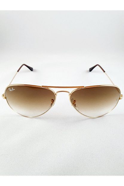 Ray Ban Rb3025 Aviator Large Metal 001 51 Kahverengi Damla Model Degrade Gunes Gozlugu Trendyol