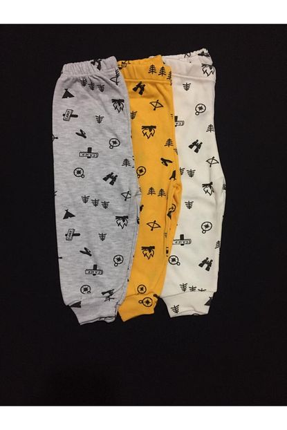 Babyibo 3 Adet 100 Pamuk Bebek Tek Alt Seti Bebek Alt Giyim Bebek Giyim Bebek Pijama Bebek Badi Trendyol
