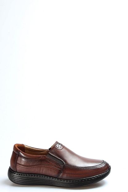 Fast Step Hakiki Deri Taba Erkek Casual Ayakkabi 879ma204 Trendyol