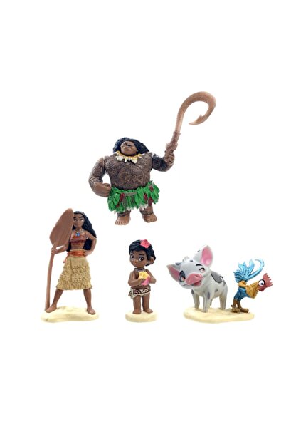 E Life Cesur Kiz Moana Arkadaslari Figur Oyuncak Seti Es69670b Trendyol