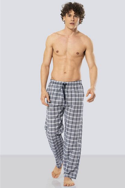 Cacharel Erkek Lacivert Kareli Pijama Alti 2179 Trendyol