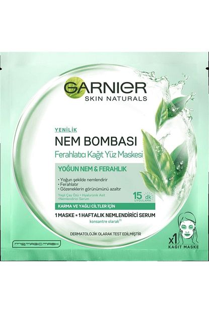 Garnier Nem Bombasi Ferahlatici Kagit Maske 32gr Fiyati Yorumlari Trendyol