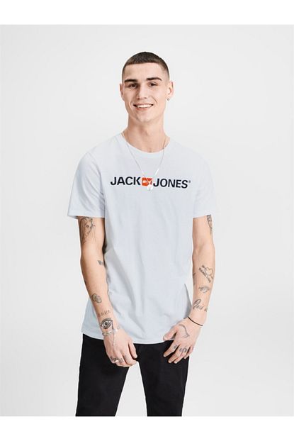 Jack Jones Erkek Tisort Jjecorp Logo Tee 12137126 Trendyol