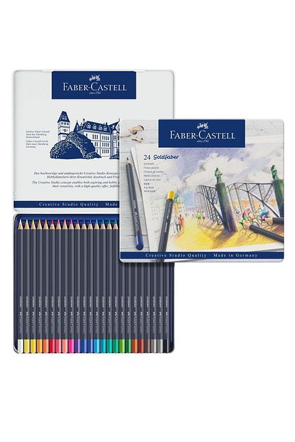 Faber Castell Goldfaber Kuru Boya Kalemi 24 Renk Trendyol