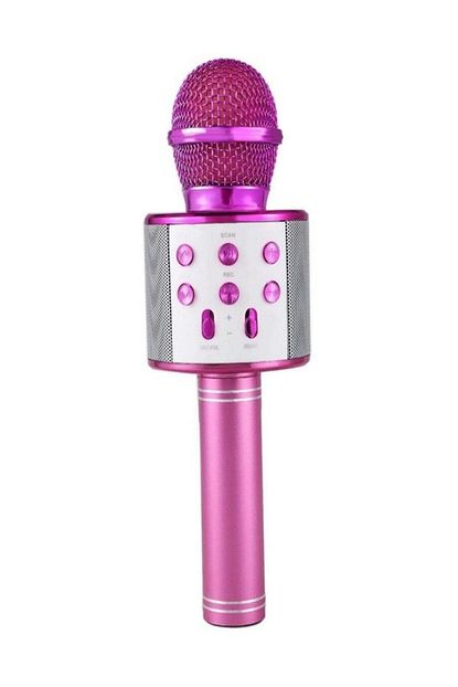 Buffer Pembe Sarj Edilebilir Telefon Ve Usb Baglantili Karaoke Mikrofon Trendyol