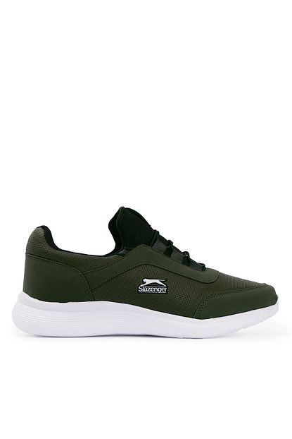 Slazenger Arlen Kosu Yuruyus Erkek Ayakkabi Haki Siyah Trendyol