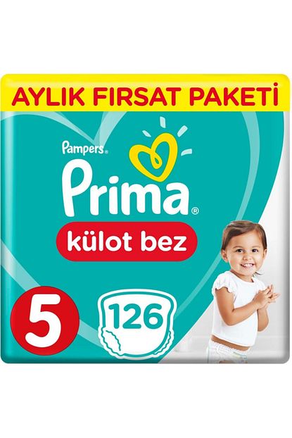 prima kulot bebek bezi 5 beden 126 adet aylik firsat paketi fiyati yorumlari trendyol