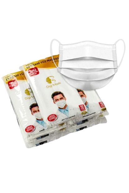 Digi Mask 3 Katli Medikal Cerrahi Maske Gold 150 Adet Trendyol