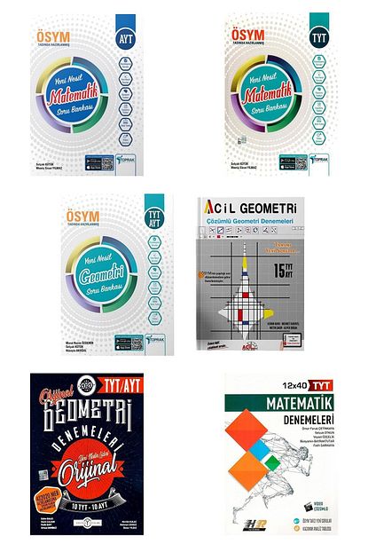 Toprak Yayinlari Toprak Orijinal Hiz Ve Renk Acil Yayinlari Tyt Matematik Ve Geometri Deneme Soru Bankasi Seti Trendyol