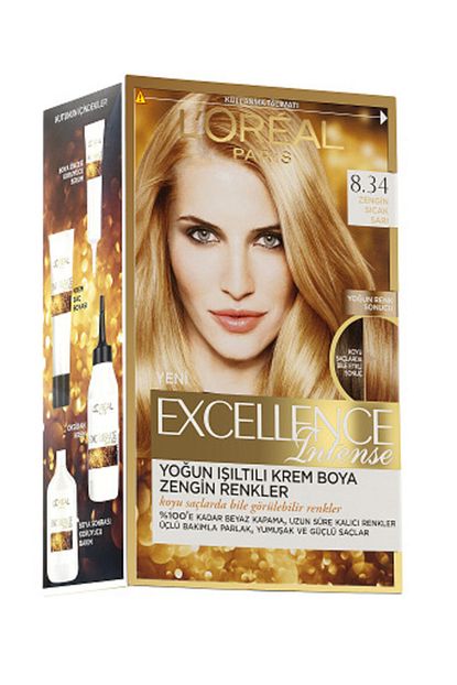 L Oreal Paris Excellence Intense Sac Boyasi 8 34 Zengin Sicak Sari Trendyol