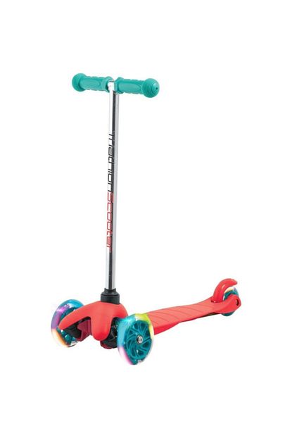 Art Triathlon 7 Renk Led Isikli Tekerlekli Scooter Kirmizi Trendyol