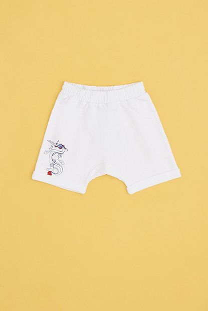 Riccione Erkek Bebek Beyaz Sort 20ss0rr1123 Trendyol