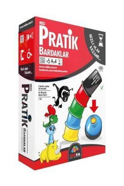 Redka Akil Oyunlari Pratik Bardaklar Akil Ve Zeka Oyunu Trendyol