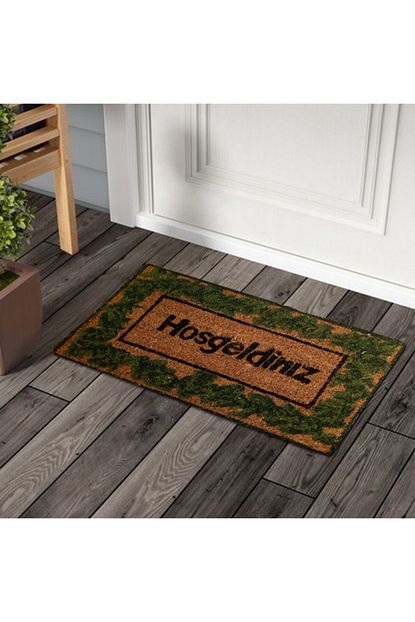 Gereksiz Seyler Hosgeldiniz Yazili Renkli Dis Kapi Onu Paspasi Koko Kil Paspas 35x60cm Trendyol