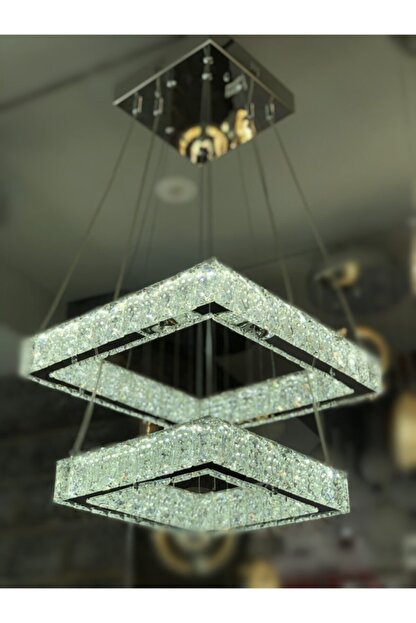 Burenze A Luxury Modern Sarkit Kristal Tasli Power Led Avize Trendyol