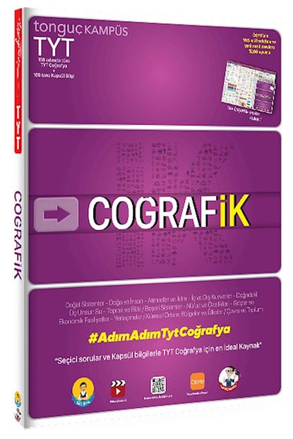 Tonguc Akademi Tyt Cografik Sinav Hazirlik Kitabi Trendyol