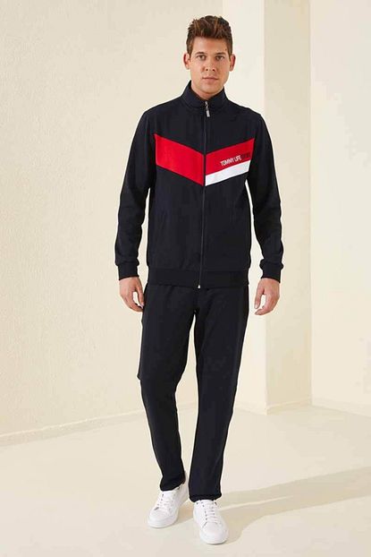 Tommy Life Sport On Garnili Lacivert Erkek Esofman Takim Trendyol