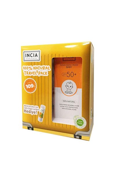 Incia Bebek Gues Kremi Baby Sunscreen Spf 50 Gunes Kremi 100ml Lip Balm Portakal 6g Trendyol
